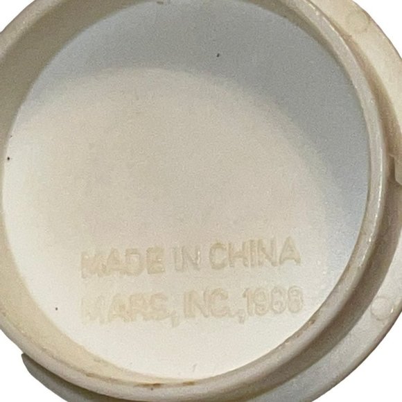 Vintage 1988 M&M's Peanut Candy Tube Topper Ornament - Picture 8 of 11